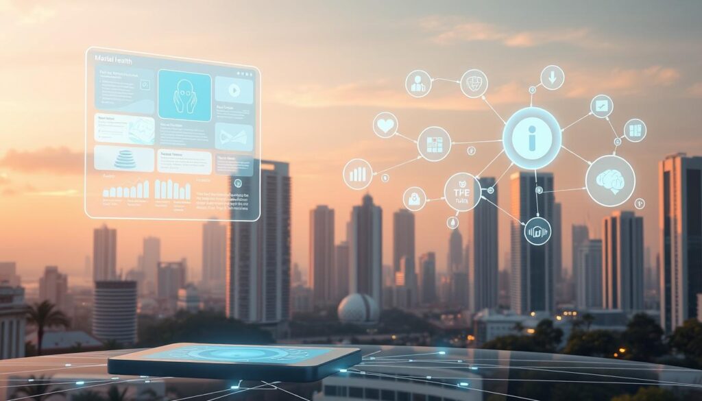 digital mental health content delivery